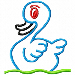 Ducks And Goose Embroidery Design 9